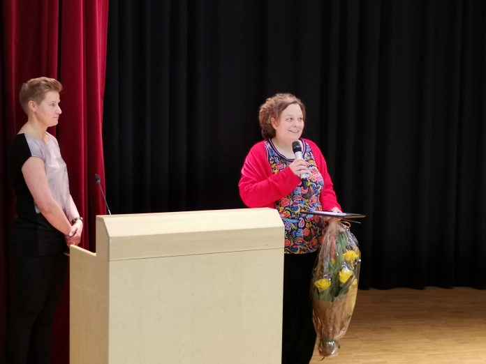Piela_Auvinen_kiitospuhetta_Vuoden_kulttuuriteko_2019 Piela_Auvinen_kiitospuhetta_Vuoden_kulttuuriteko