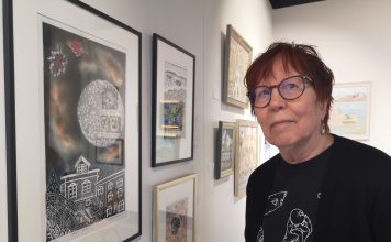 Taiteilijatapaaminen Naivismikeskuksessa: ”Ihan vapaaehtoisesti ollaan naivisteja”